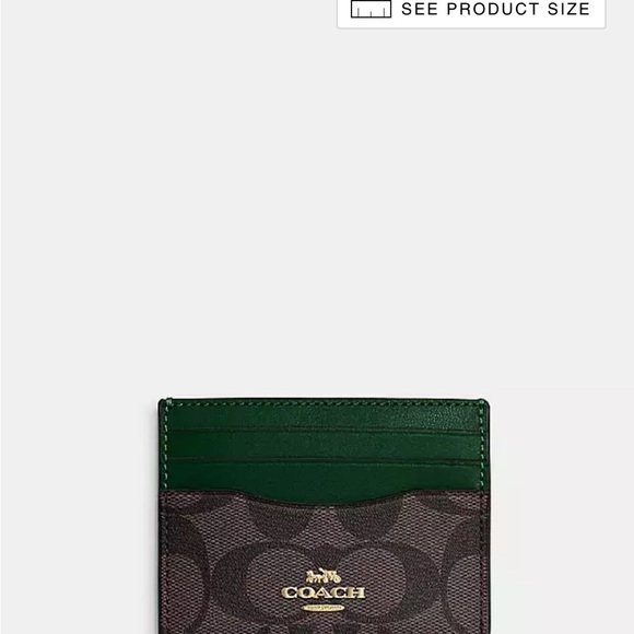 ๐NEWCM COACH CARD HOLDER SKINNY MINI ๐ - Picture 5 of 5